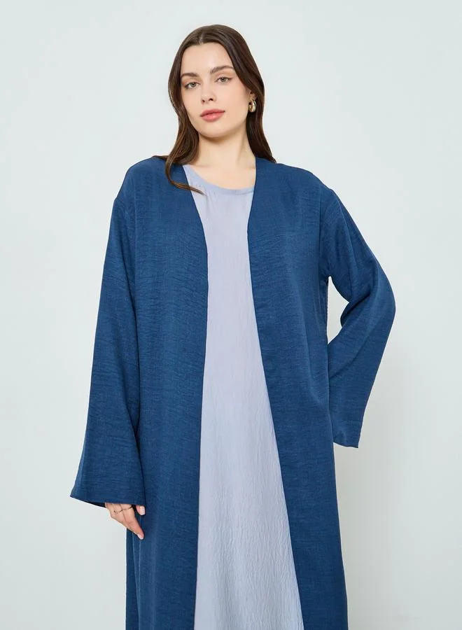 ستايلي عباية كيمونو بحافة واسعة للنساء